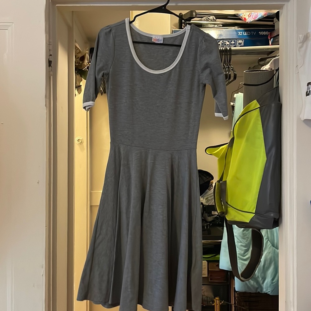 Gray lularoe dress